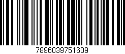 Código de barras (EAN, GTIN, SKU, ISBN): '7896039751609'