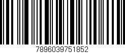 Código de barras (EAN, GTIN, SKU, ISBN): '7896039751852'