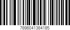 Código de barras (EAN, GTIN, SKU, ISBN): '7896041384185'