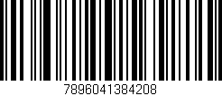 Código de barras (EAN, GTIN, SKU, ISBN): '7896041384208'
