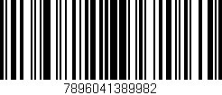 Código de barras (EAN, GTIN, SKU, ISBN): '7896041389982'
