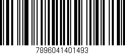 Código de barras (EAN, GTIN, SKU, ISBN): '7896041401493'