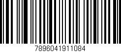 Código de barras (EAN, GTIN, SKU, ISBN): '7896041911084'
