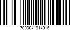 Código de barras (EAN, GTIN, SKU, ISBN): '7896041914016'