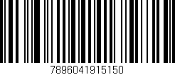 Código de barras (EAN, GTIN, SKU, ISBN): '7896041915150'