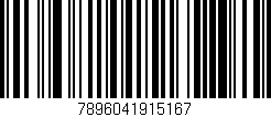 Código de barras (EAN, GTIN, SKU, ISBN): '7896041915167'