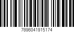 Código de barras (EAN, GTIN, SKU, ISBN): '7896041915174'