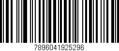 Código de barras (EAN, GTIN, SKU, ISBN): '7896041925296'
