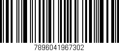 Código de barras (EAN, GTIN, SKU, ISBN): '7896041967302'