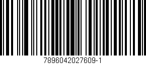 Código de barras (EAN, GTIN, SKU, ISBN): '7896042027609-1'