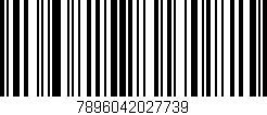 Código de barras (EAN, GTIN, SKU, ISBN): '7896042027739'