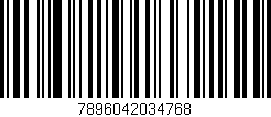 Código de barras (EAN, GTIN, SKU, ISBN): '7896042034768'