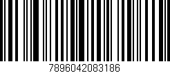 Código de barras (EAN, GTIN, SKU, ISBN): '7896042083186'