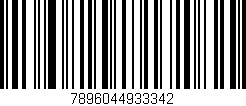 Código de barras (EAN, GTIN, SKU, ISBN): '7896044933342'