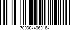 Código de barras (EAN, GTIN, SKU, ISBN): '7896044960164'