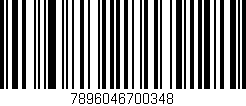 Código de barras (EAN, GTIN, SKU, ISBN): '7896046700348'