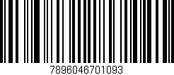 Código de barras (EAN, GTIN, SKU, ISBN): '7896046701093'