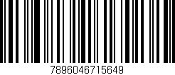 Código de barras (EAN, GTIN, SKU, ISBN): '7896046715649'