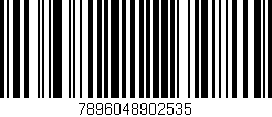 Código de barras (EAN, GTIN, SKU, ISBN): '7896048902535'