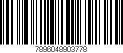 Código de barras (EAN, GTIN, SKU, ISBN): '7896048903778'