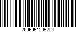 Código de barras (EAN, GTIN, SKU, ISBN): '7896051205203'
