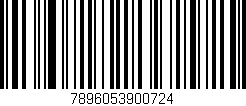 Código de barras (EAN, GTIN, SKU, ISBN): '7896053900724'