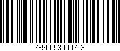 Código de barras (EAN, GTIN, SKU, ISBN): '7896053900793'