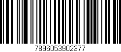 Código de barras (EAN, GTIN, SKU, ISBN): '7896053902377'
