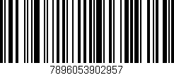 Código de barras (EAN, GTIN, SKU, ISBN): '7896053902957'