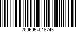 Código de barras (EAN, GTIN, SKU, ISBN): '7896054016745'