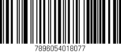 Código de barras (EAN, GTIN, SKU, ISBN): '7896054018077'