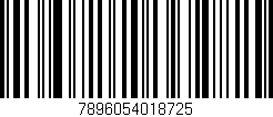 Código de barras (EAN, GTIN, SKU, ISBN): '7896054018725'