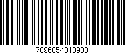 Código de barras (EAN, GTIN, SKU, ISBN): '7896054018930'