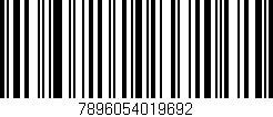 Código de barras (EAN, GTIN, SKU, ISBN): '7896054019692'