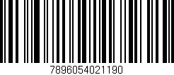 Código de barras (EAN, GTIN, SKU, ISBN): '7896054021190'