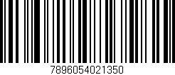 Código de barras (EAN, GTIN, SKU, ISBN): '7896054021350'