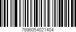 Código de barras (EAN, GTIN, SKU, ISBN): '7896054021404'