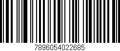 Código de barras (EAN, GTIN, SKU, ISBN): '7896054022685'
