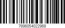 Código de barras (EAN, GTIN, SKU, ISBN): '7896054022968'