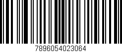 Código de barras (EAN, GTIN, SKU, ISBN): '7896054023064'