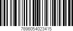 Código de barras (EAN, GTIN, SKU, ISBN): '7896054023415'