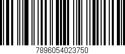 Código de barras (EAN, GTIN, SKU, ISBN): '7896054023750'