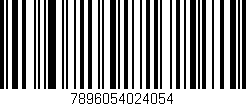 Código de barras (EAN, GTIN, SKU, ISBN): '7896054024054'