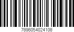 Código de barras (EAN, GTIN, SKU, ISBN): '7896054024108'