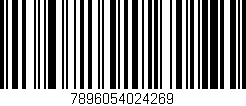 Código de barras (EAN, GTIN, SKU, ISBN): '7896054024269'