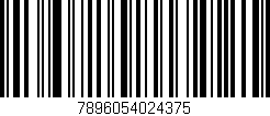 Código de barras (EAN, GTIN, SKU, ISBN): '7896054024375'