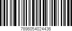 Código de barras (EAN, GTIN, SKU, ISBN): '7896054024436'