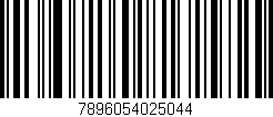 Código de barras (EAN, GTIN, SKU, ISBN): '7896054025044'