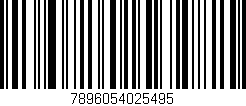 Código de barras (EAN, GTIN, SKU, ISBN): '7896054025495'