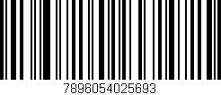 Código de barras (EAN, GTIN, SKU, ISBN): '7896054025693'
